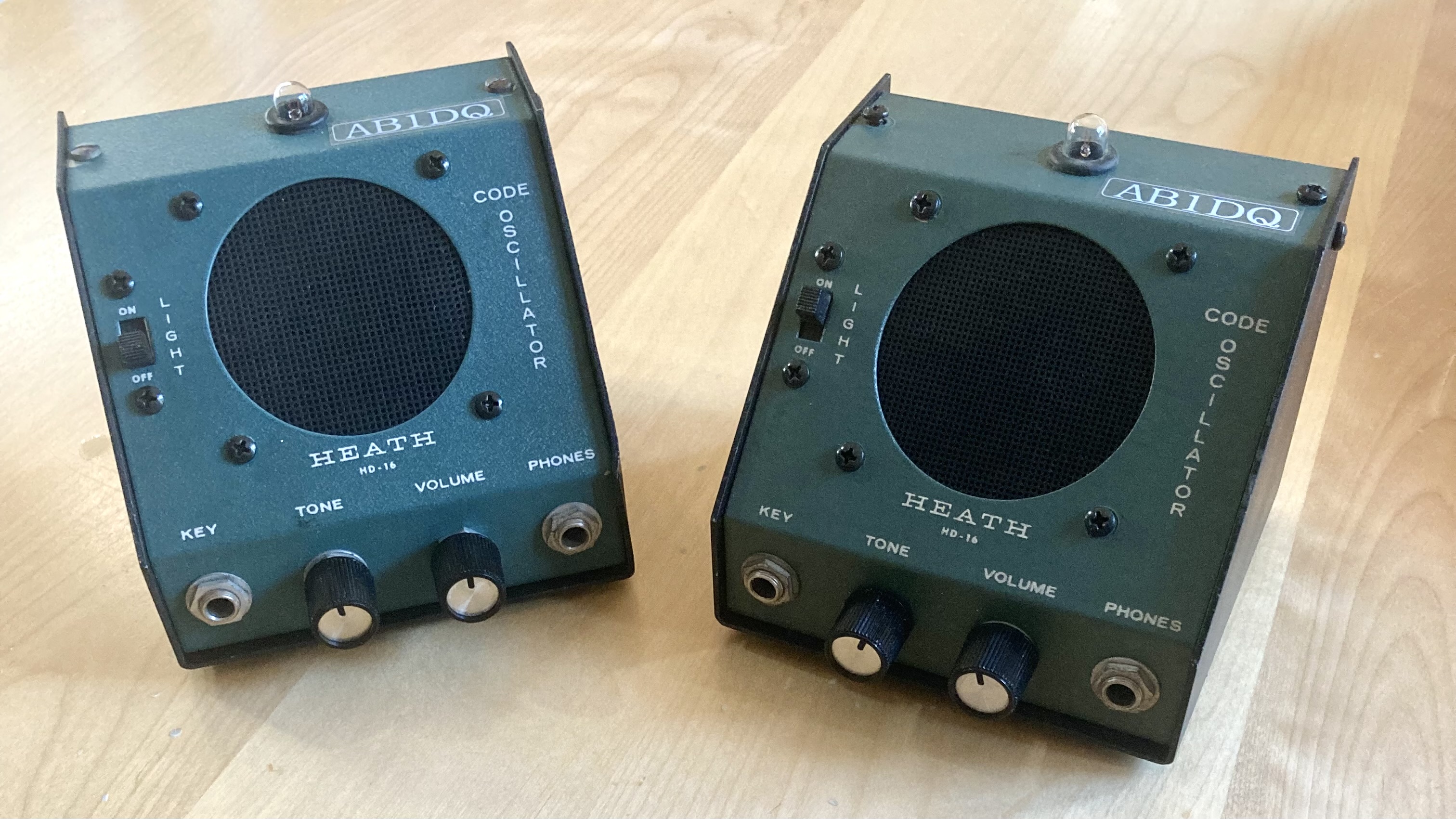 Twin Heathkit HD-16 CPO Restoration – AB1DQ